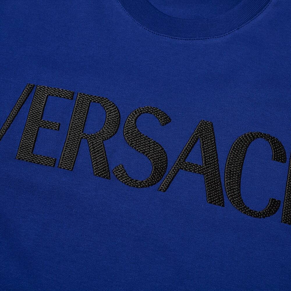 Versace Men's Striped Shirt Blue