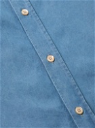 Boglioli - Slim-Fit Cotton-Chambray Shirt - Blue