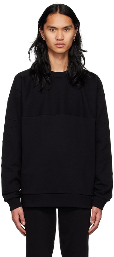 Photo: Burberry Black Cotton Sweater