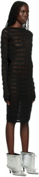 1XBLUE SSENSE Exclusive Black Tease Minidress