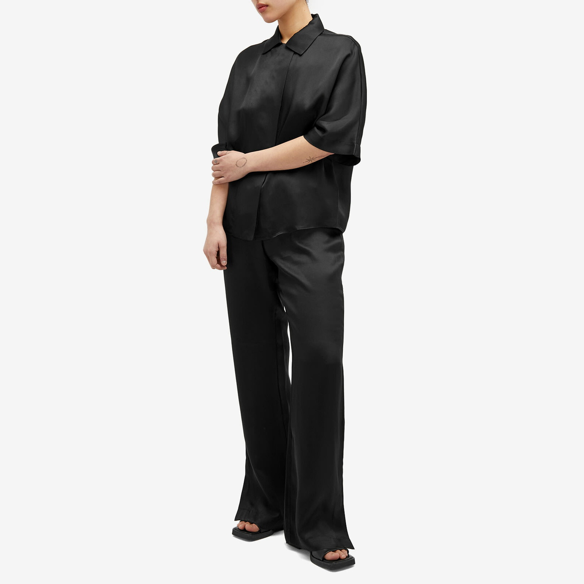 Anine Bing Women's Julia Shirt in Black ANINE BING