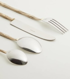 Bitossi Bamboo 24-piece stainless steel flatware set