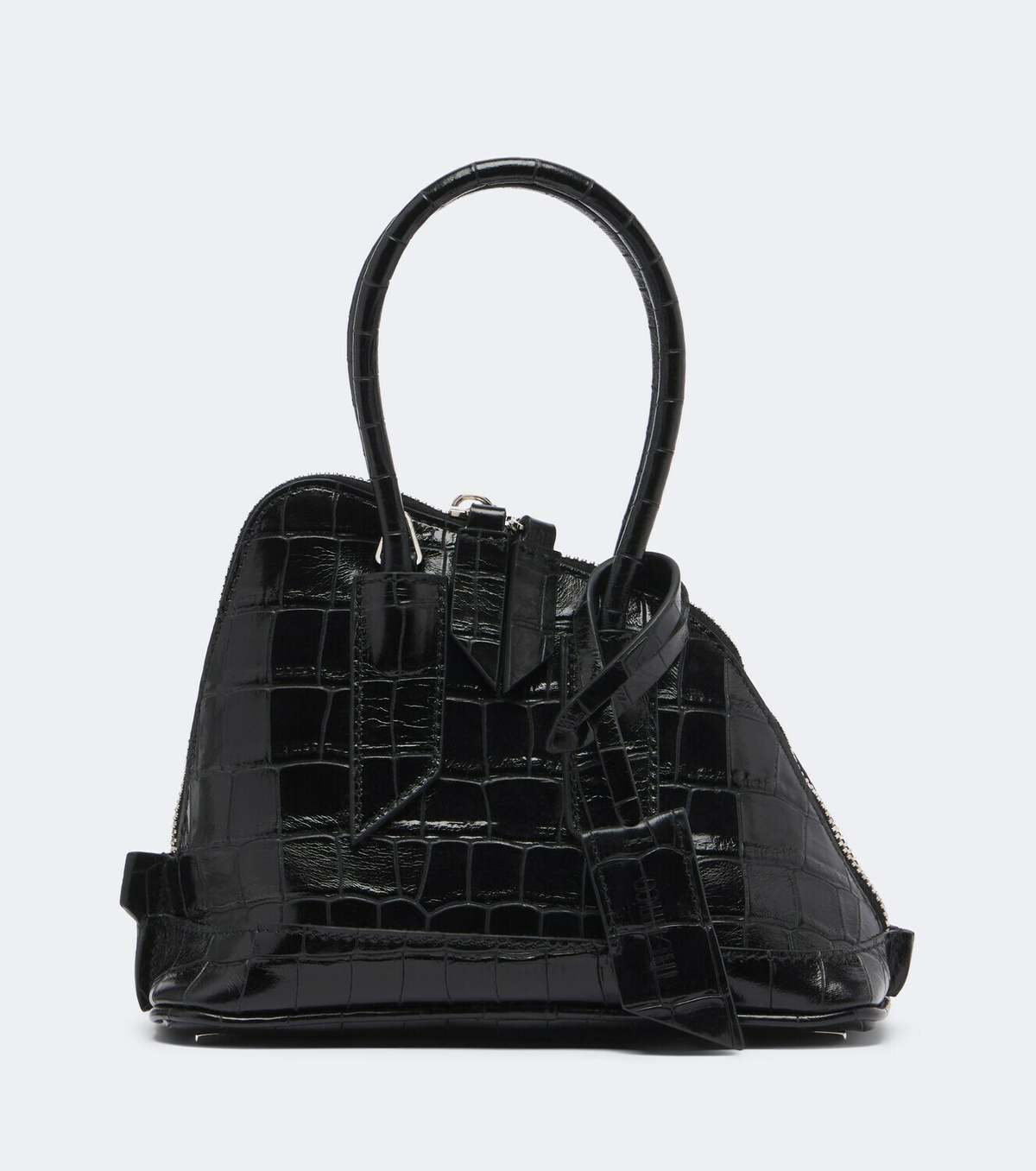 The Attico Sant Ambroeus Mini leather top-handle bag