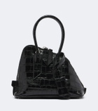 The Attico Sant Ambroeus Mini leather top-handle bag