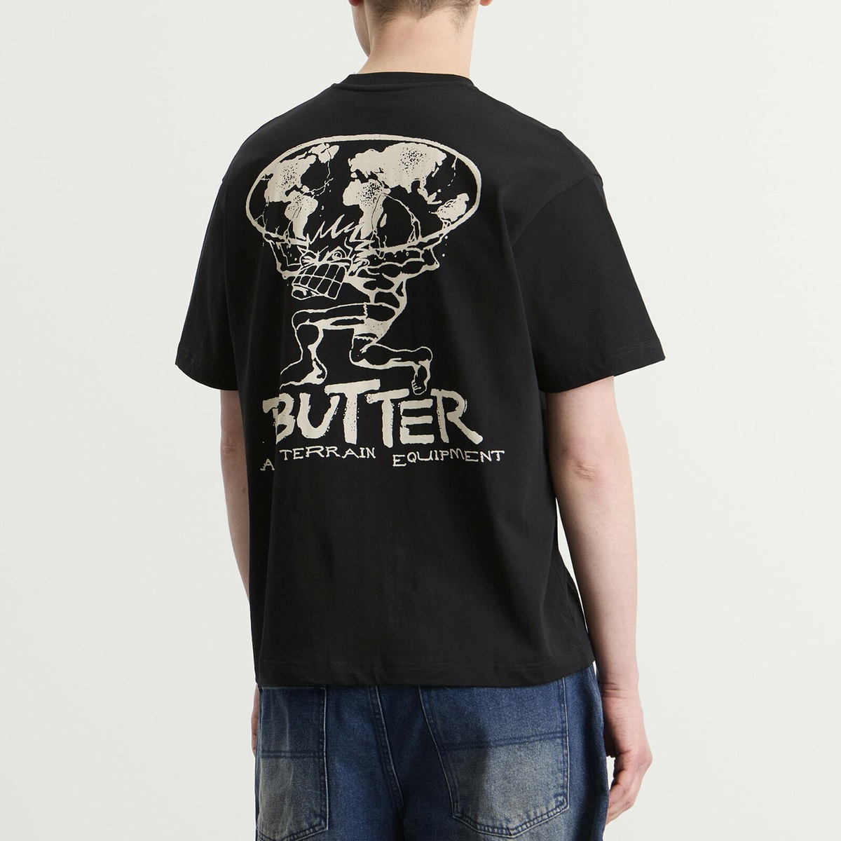 Butter Goods Men's Terrain T-Shirt in Black