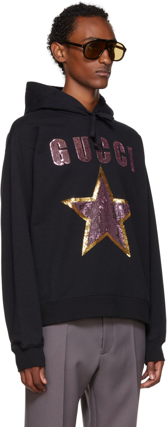 Gucci sequin hoodie sale