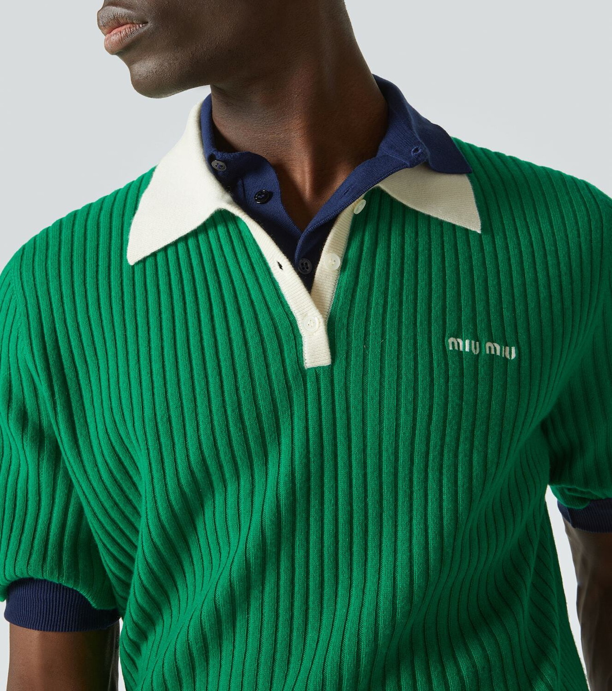 Miu Miu Cashmere polo sweater
