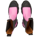 GANNI Women's Cleated Mid Chelsea Boot in Cyclamen