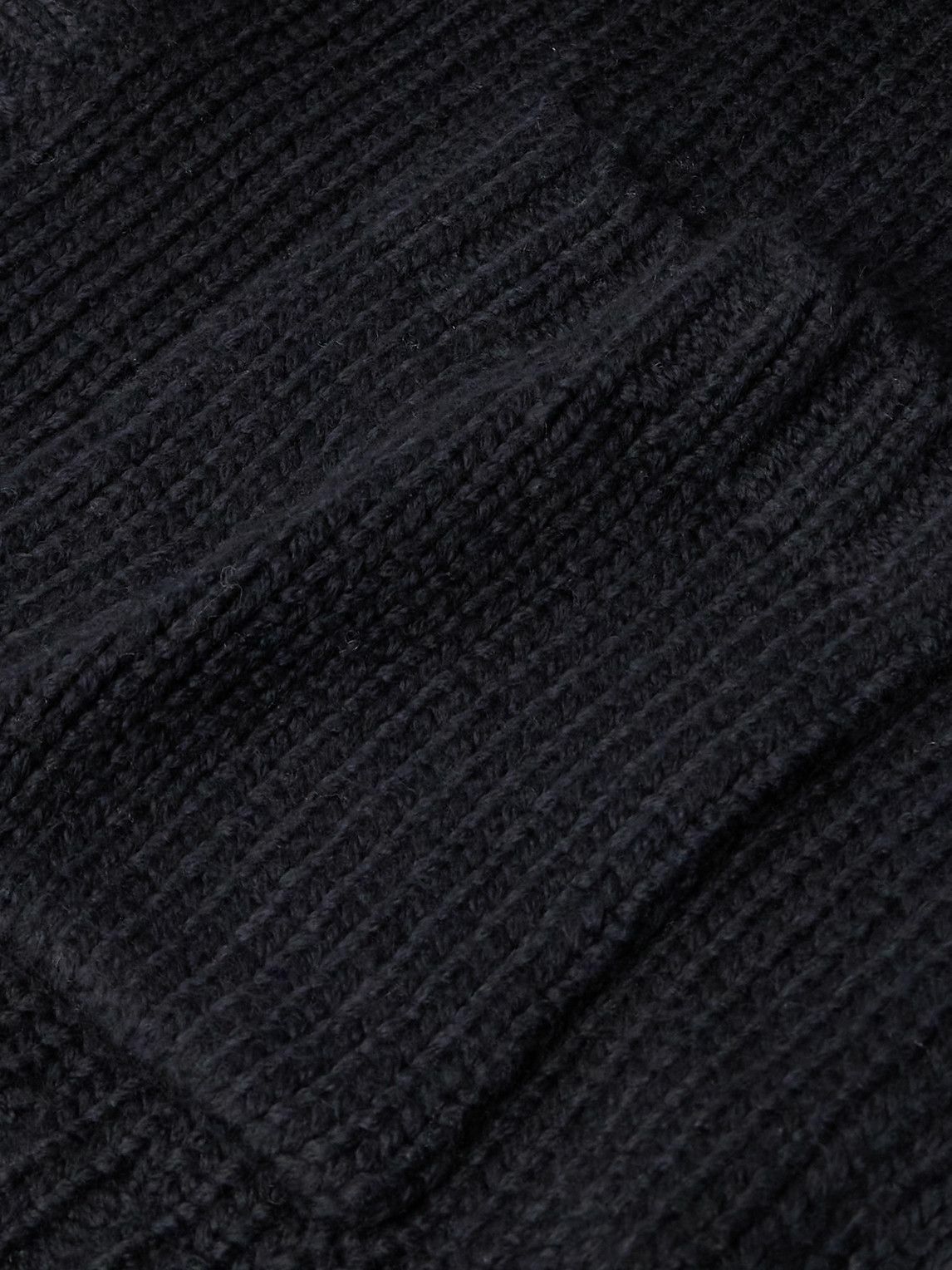 James Perse - Shawl-Collar Cotton-Blend Cardigan - Black