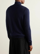 Paul Smith - Slim-Fit Merino Wool Half-Zip Sweater - Blue