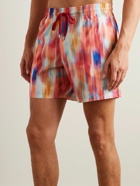 Vilebrequin - Mahina Mid-Length Printed Recycled Swim Shorts - Pink