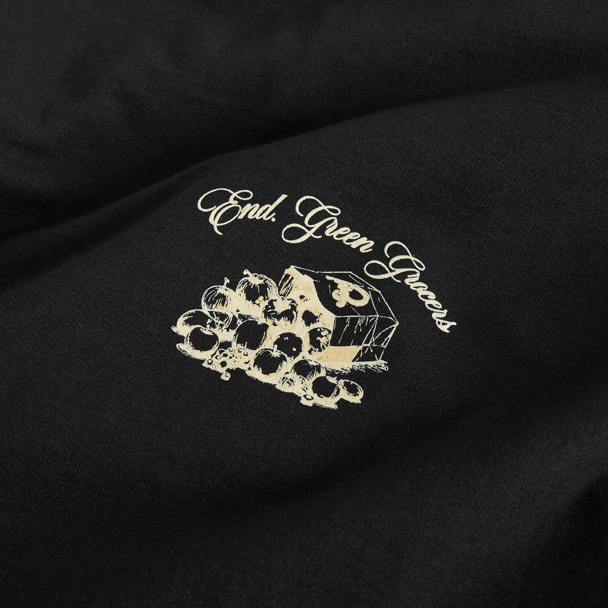 END. Fresh Produce T-Shirt in Black