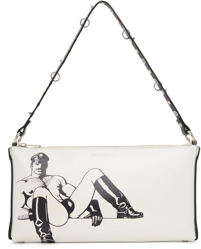 Photo: JW Anderson White Tom of Finland Baguette Bag