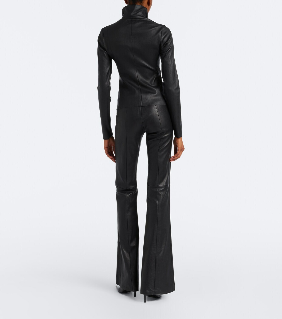 Stouls Gege leather flared pants