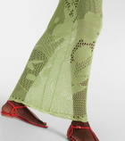 Roberta Einer Natalie halterneck cotton-blend maxi dress