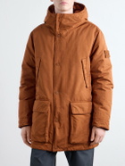 Stone Island - STONE ISLAND GHOST Garment-Dyed Shell Down Parka - Orange