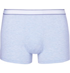 Derek Rose - Ethan Mélange Stretch-Micro Modal Boxer Briefs - Men - Blue