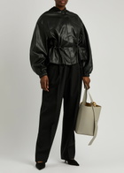 Esse Studios Synca Faux Leather Jacket Black