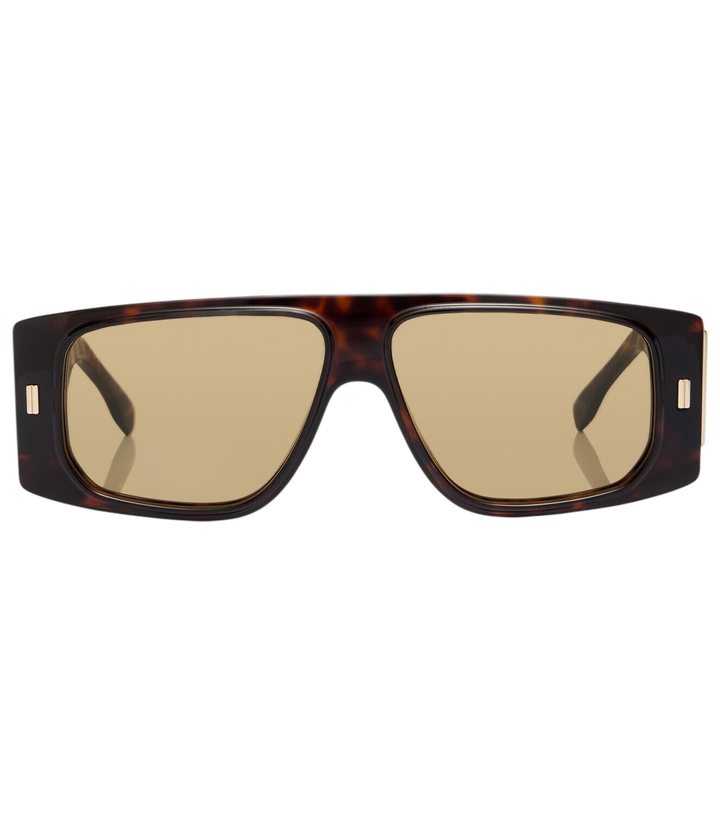 Photo: Fendi FF Squared rectangular sunglasses