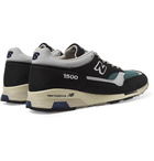 New Balance - M1500GN 30th Anniversary Nubuck and Mesh Sneakers - Navy