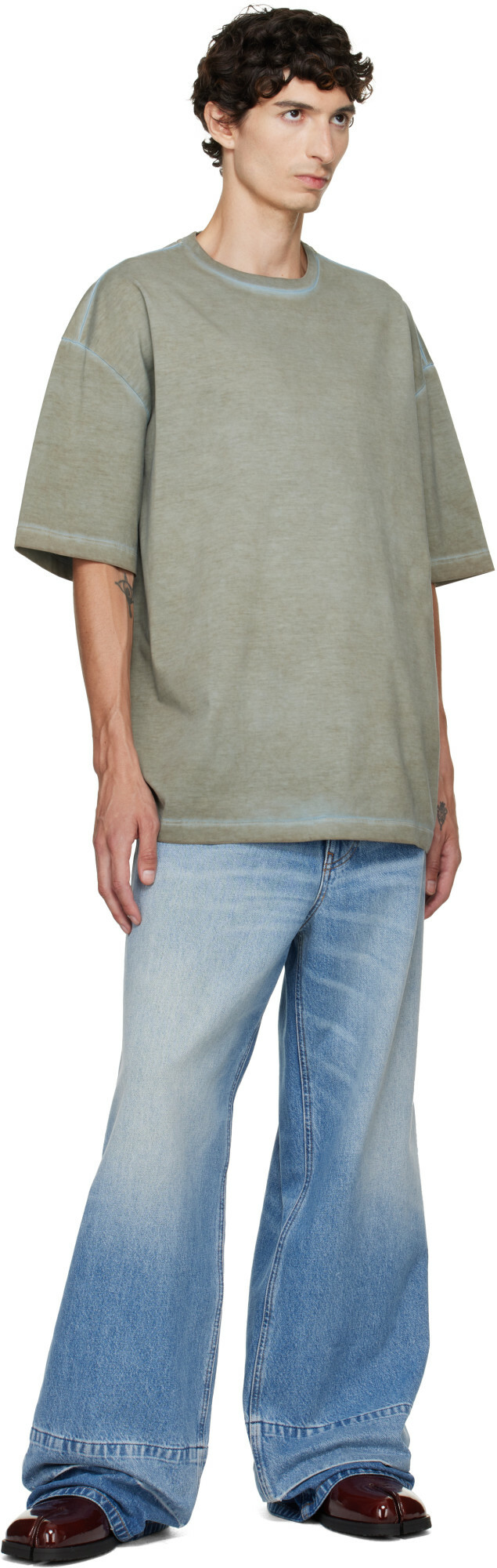 Maison Margiela Gray Oversized T-shirt