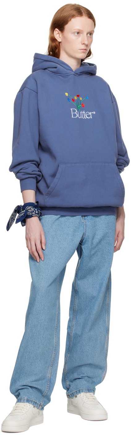 Butter Goods Blue Bouquet Hoodie