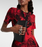 McQueen Jewelled Mini leather shoulder bag