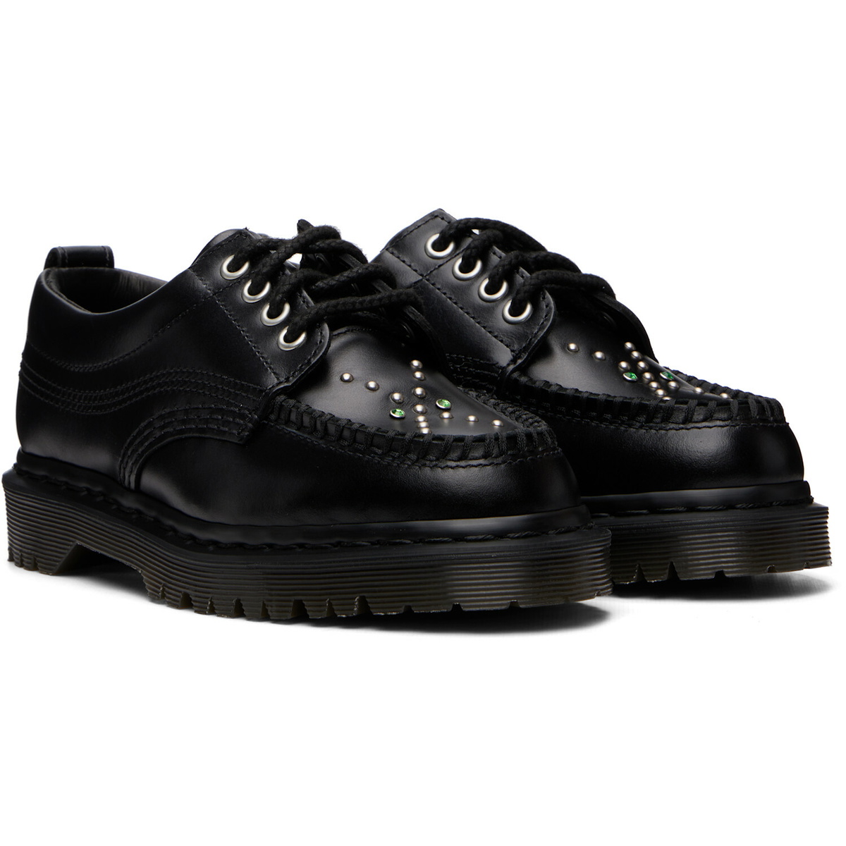 Dr. Martens Black Lowell Stud Derbys