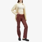 Saks Potts Women's Christina Pants in Burgundy