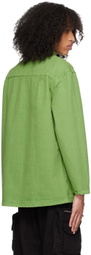 Winnie New York Green Spread Collar Jacket