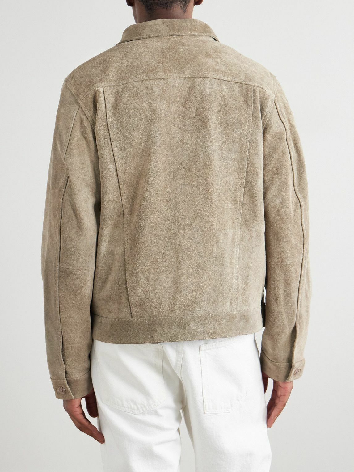 Officine Générale - Leonide Suede Jacket - Neutrals