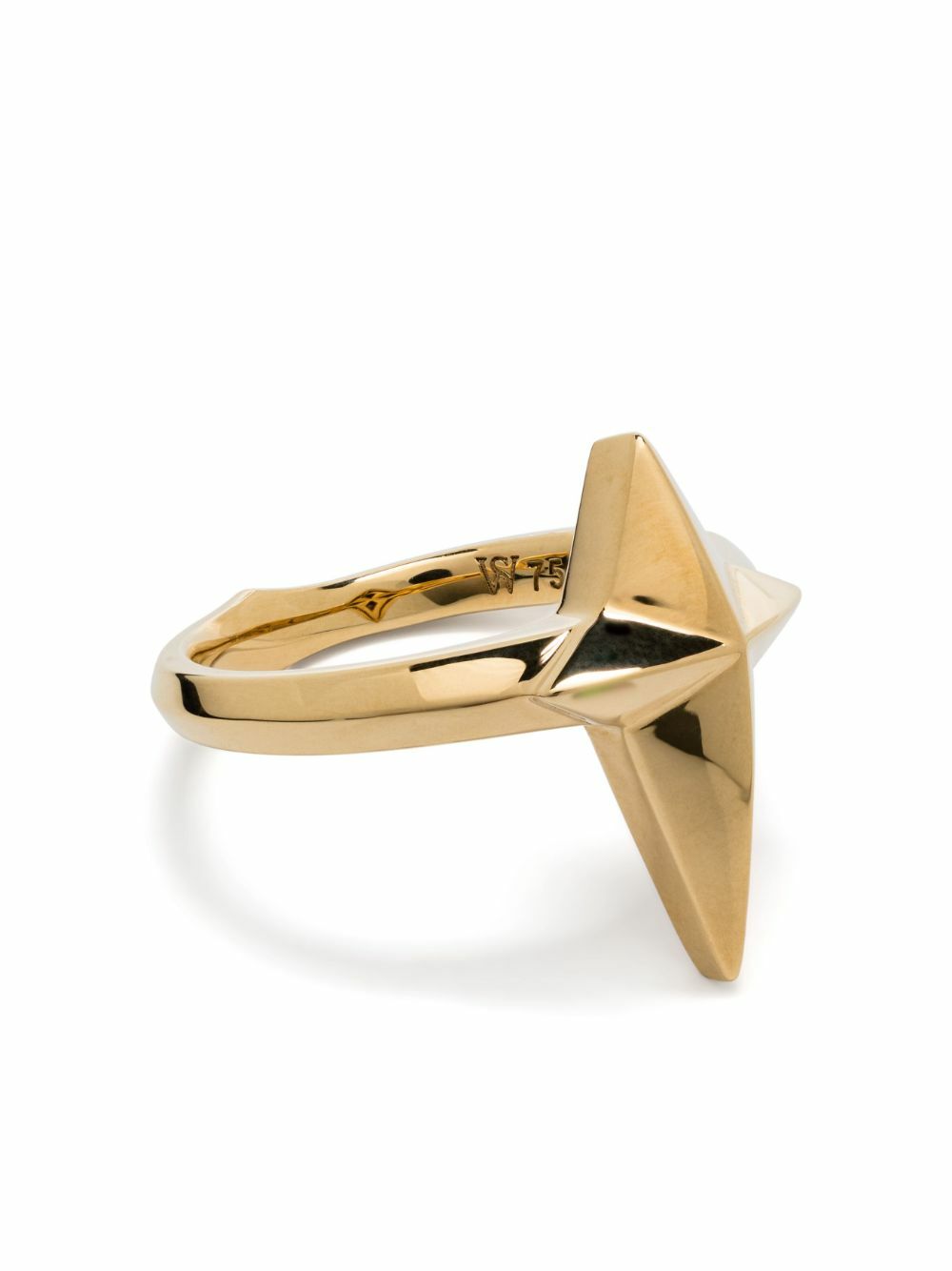 Stephen Webster 18K Yellow Gold New Cross Onyx Ring