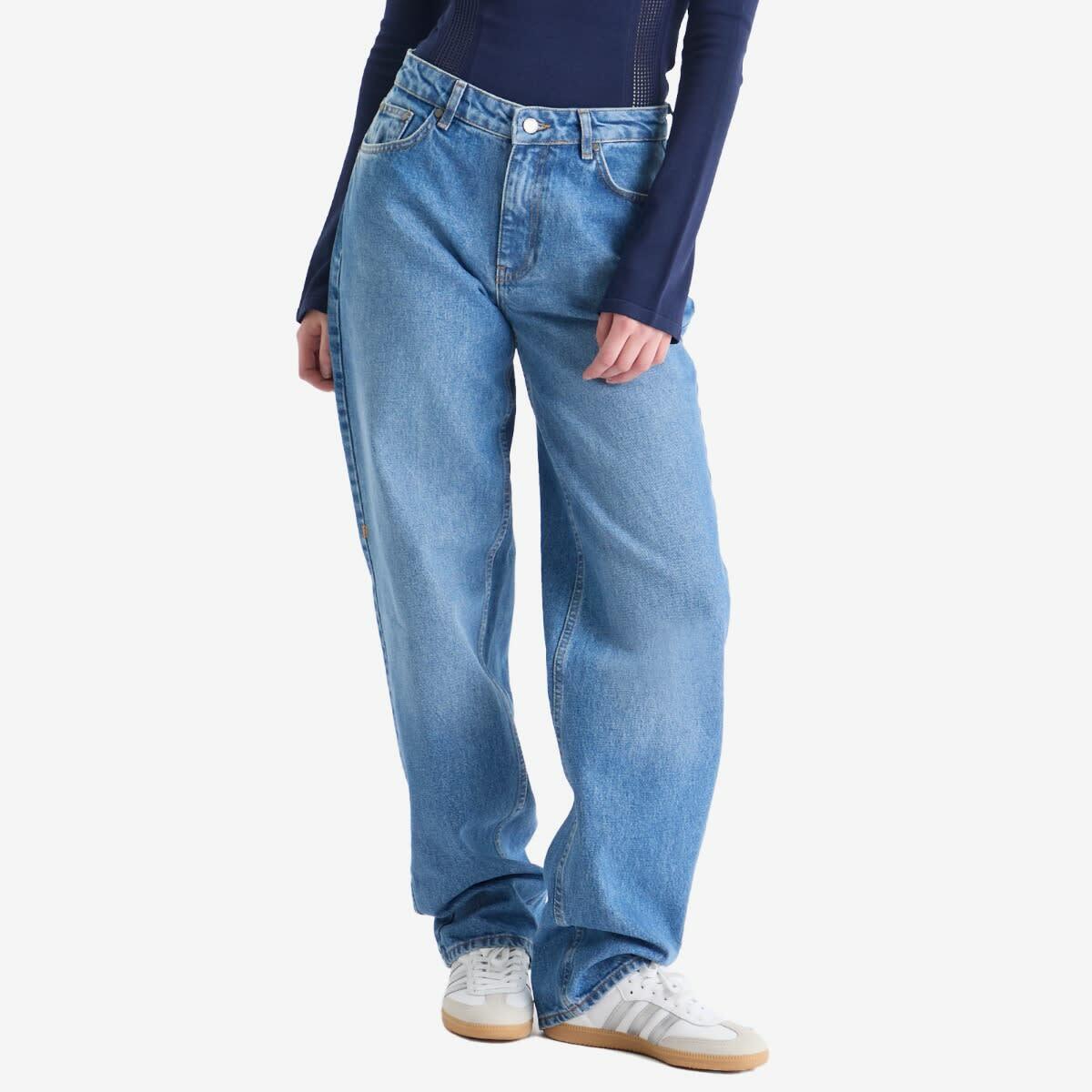 Daily Paper Women's Asola Avery Denim Pants in Light Blue