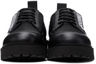 Moschino Black Logo Derbys