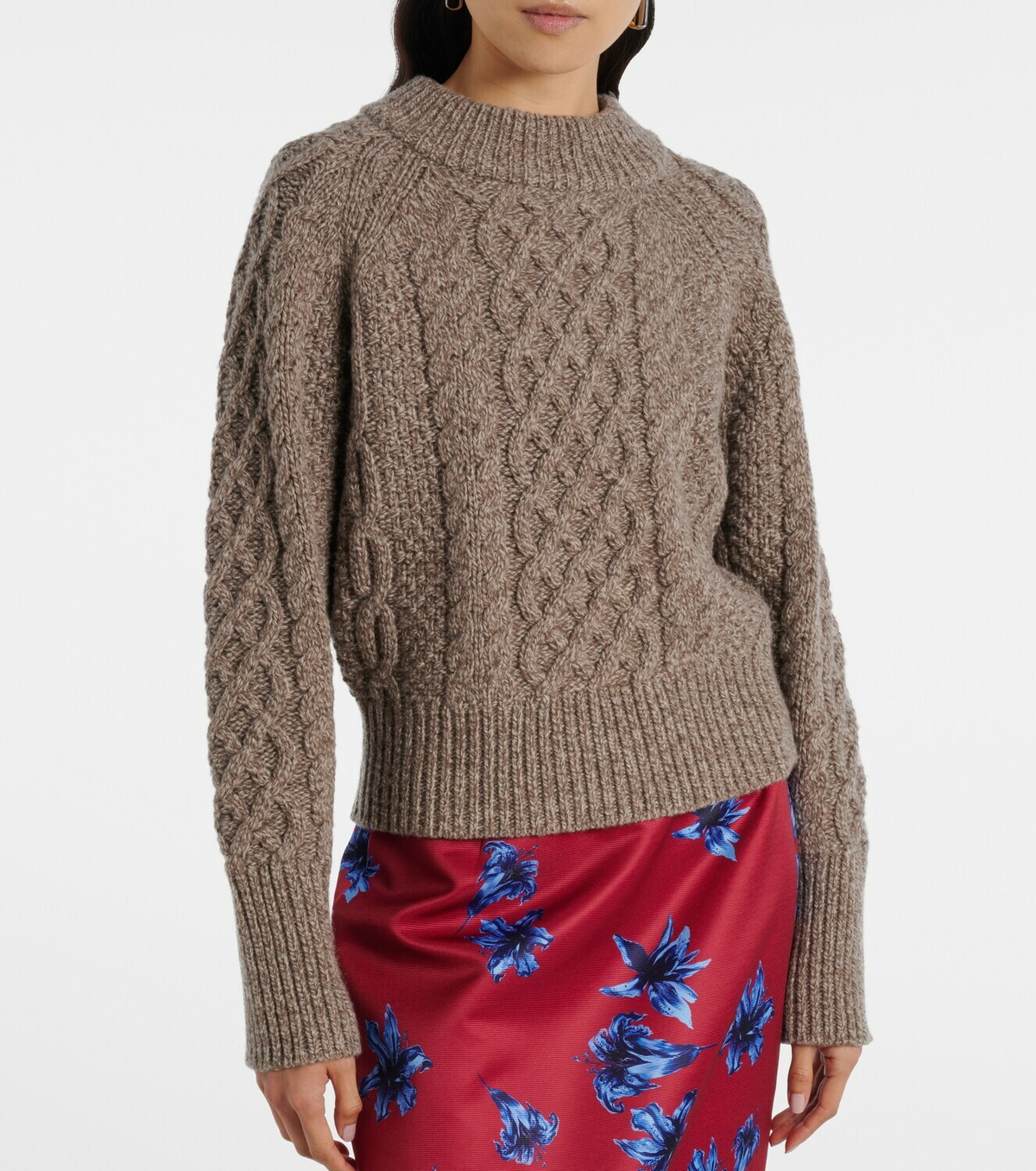 Emilia Wickstead Emory cable-knit wool sweater