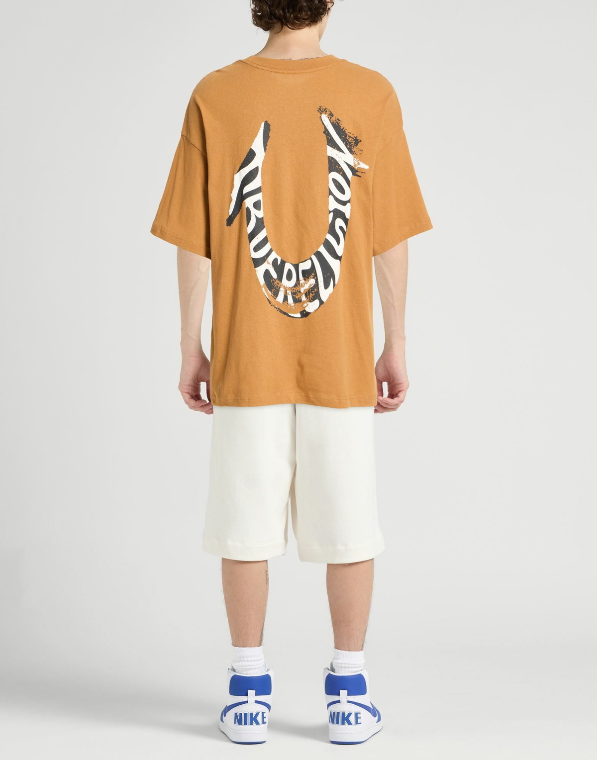 True Religion Mens T-shirt Camel