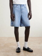 Givenchy - Straight-Leg Denim Shorts - Blue