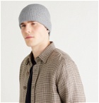 Lock & Co Hatters - Ribbed Cashmere Beanie - Gray