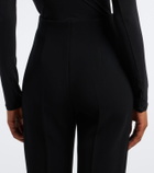 The Row Emin wool-blend straight pants