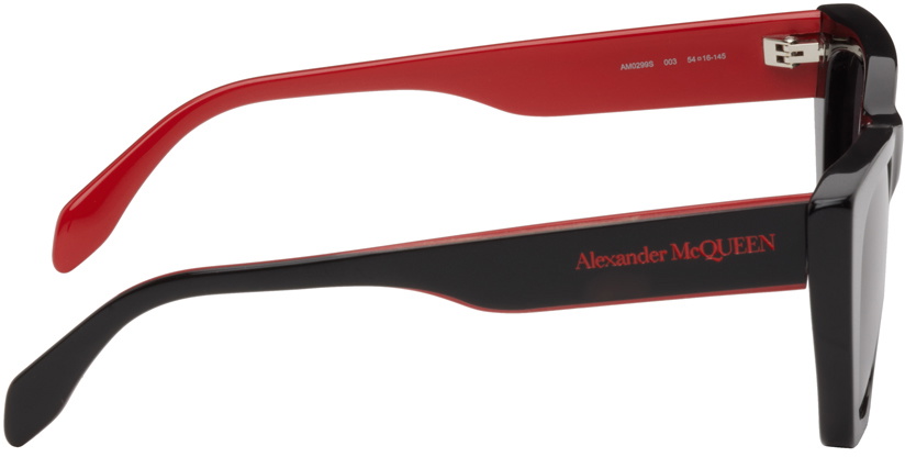 Alexander McQueen Black Selvedge Sunglasses