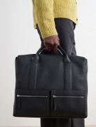 Métier - Racer 40 Pebble-Grain Leather Tote Bag - Black