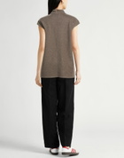 Agnona Womens Turtleneck Taupe