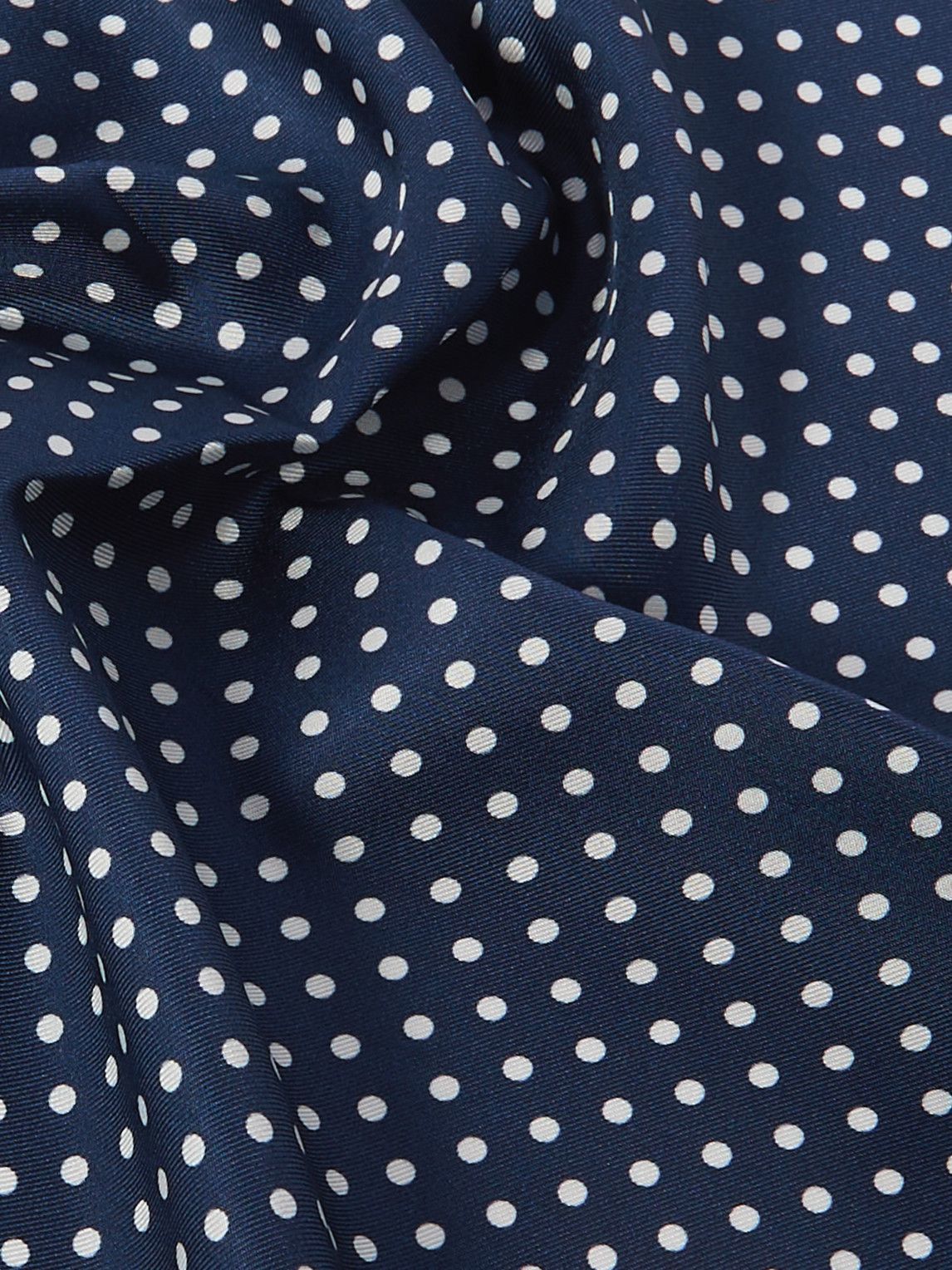 TOM FORD Polka Dot Silk Twill Pocket Square TOM FORD