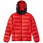 Moncler Men's Provins Logo Hood Jacket in Red