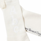 Advisory Board Crystals Men's 123 Sock in SlntWht