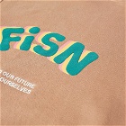 FiSN Men's Logo Hoody in Coral