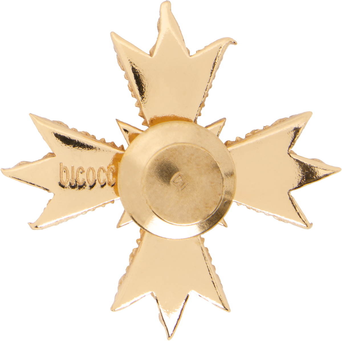 Emanuele Bicocchi Gold Crest Brooch