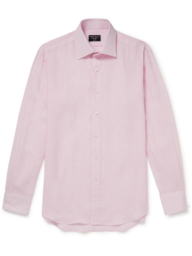 Photo: Emma Willis - Linen Shirt - Pink