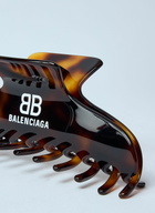 Balenciaga Logo Print Holli Hair Clip