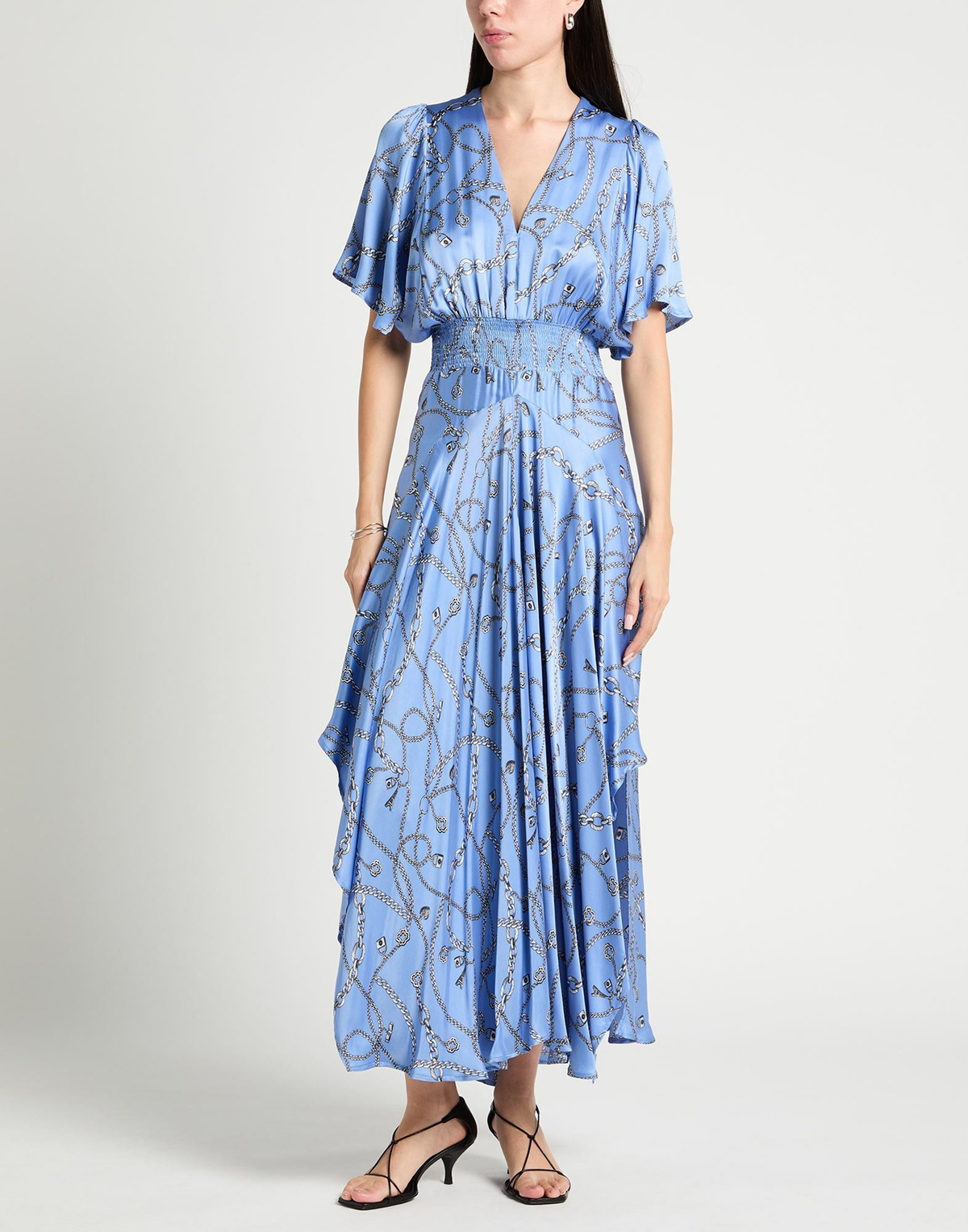 Maje Womens Maxi dress Light in Blue